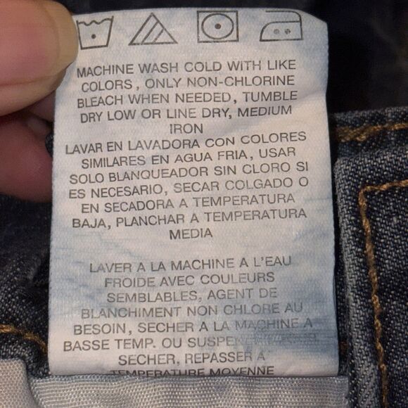 Wrangler Kids Size 4T Distressed Jeans Straight Leg Denim Blue Boys Girls - Picture 3 of 6